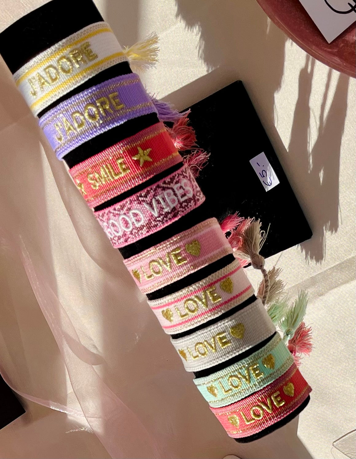 Stoffen armbanden
