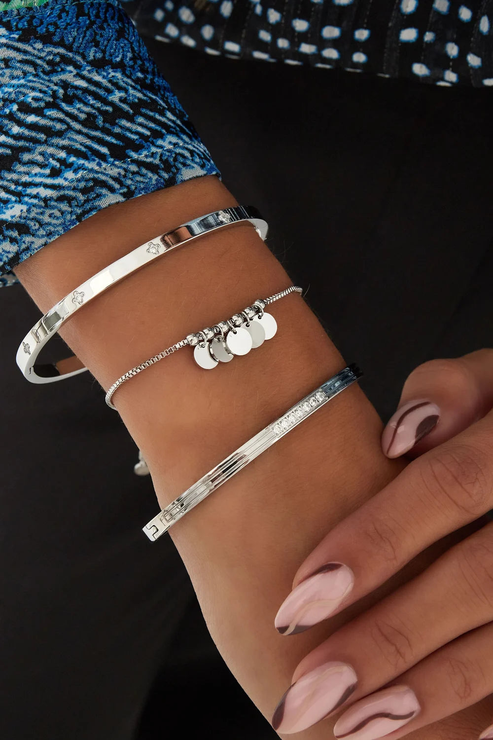 Bangle armband kleine diamanten