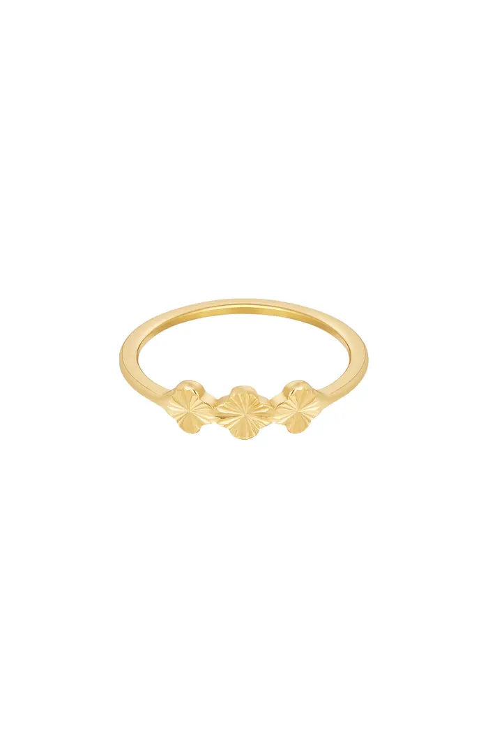 Ring - 3 bloemen ring