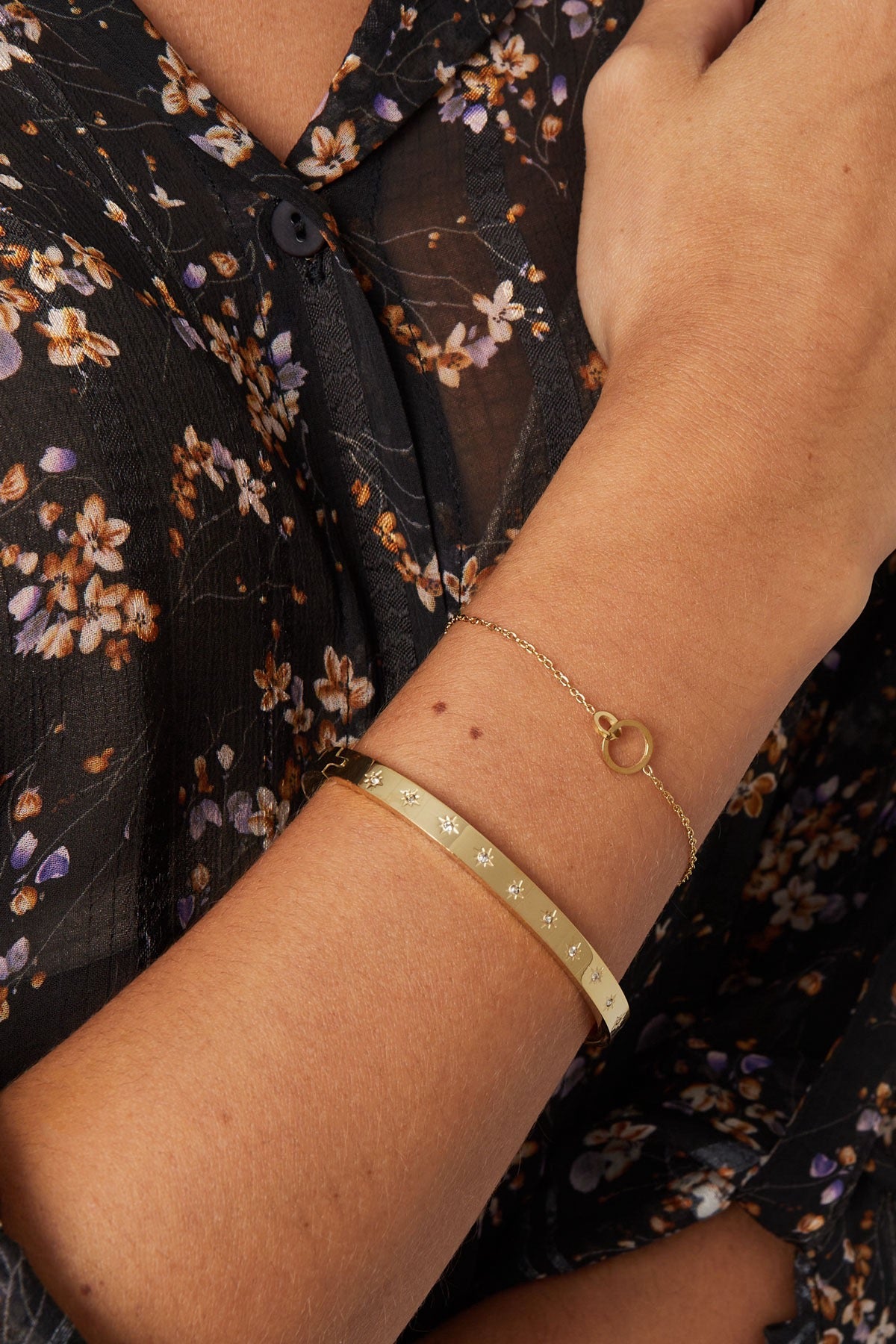 Bangle armband met sterren
