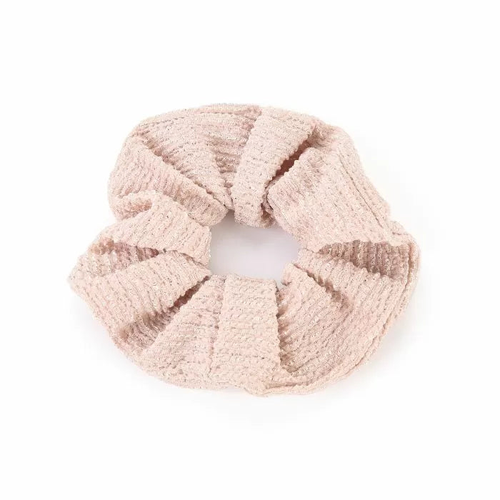 Stoffen scrunchie beige