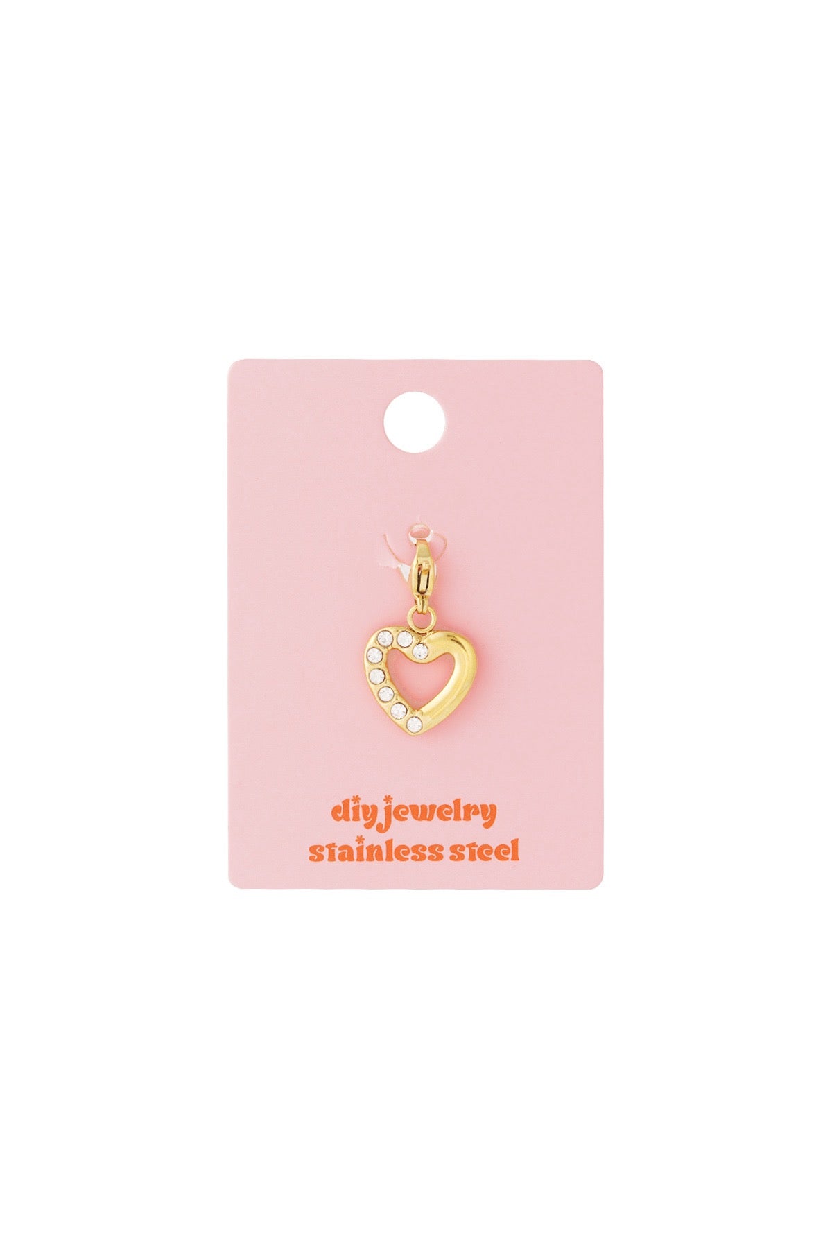 Hart bedel diamanten goud