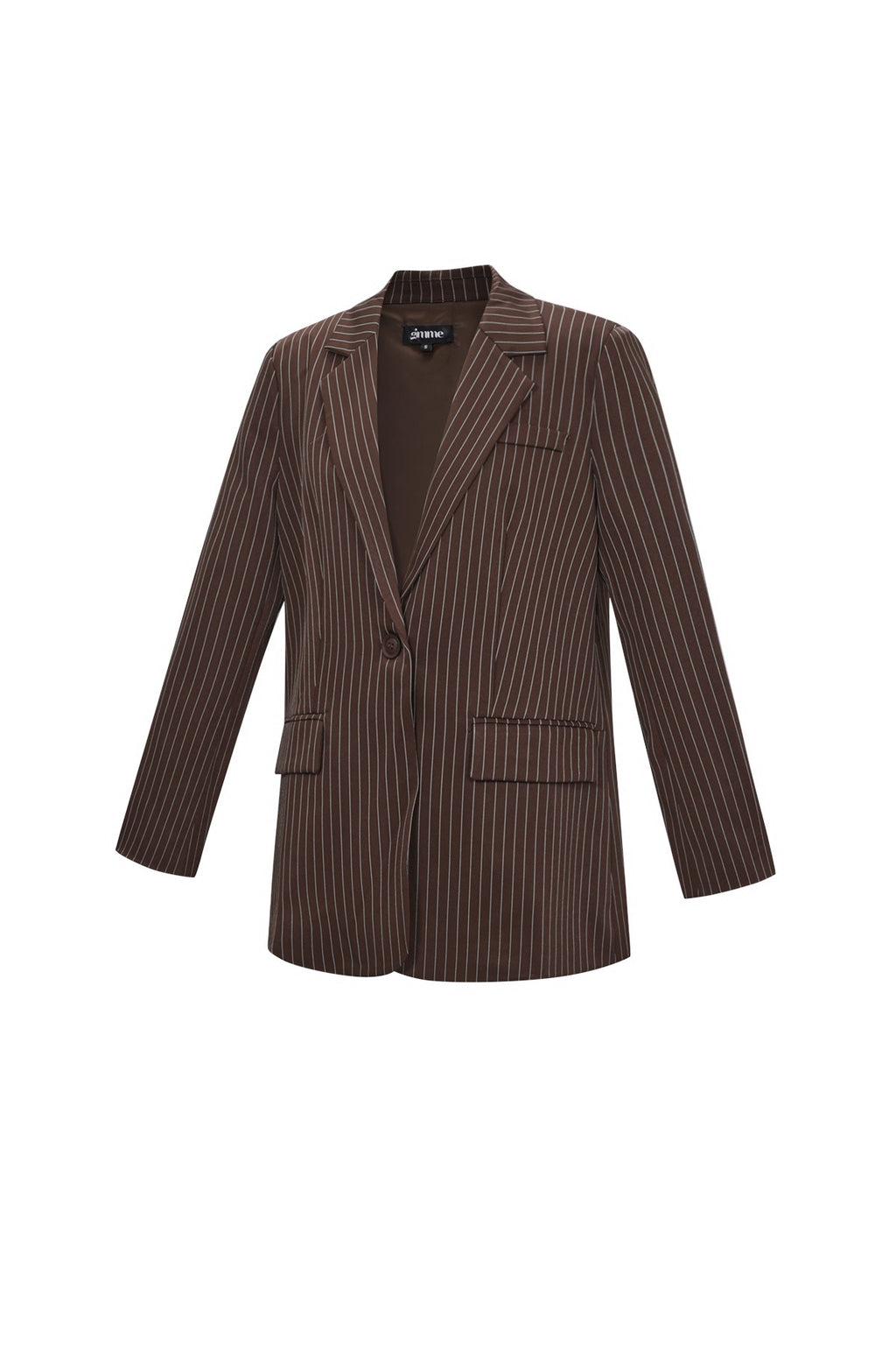 Back detail blazer bruin