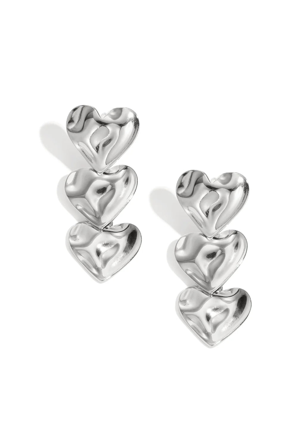 Dangle Oorbellen Hart Casual