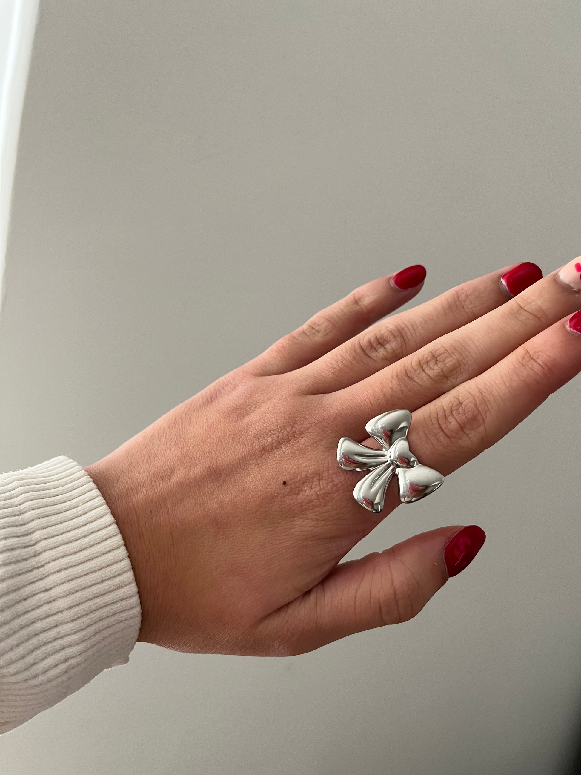 Ring - heart and bow