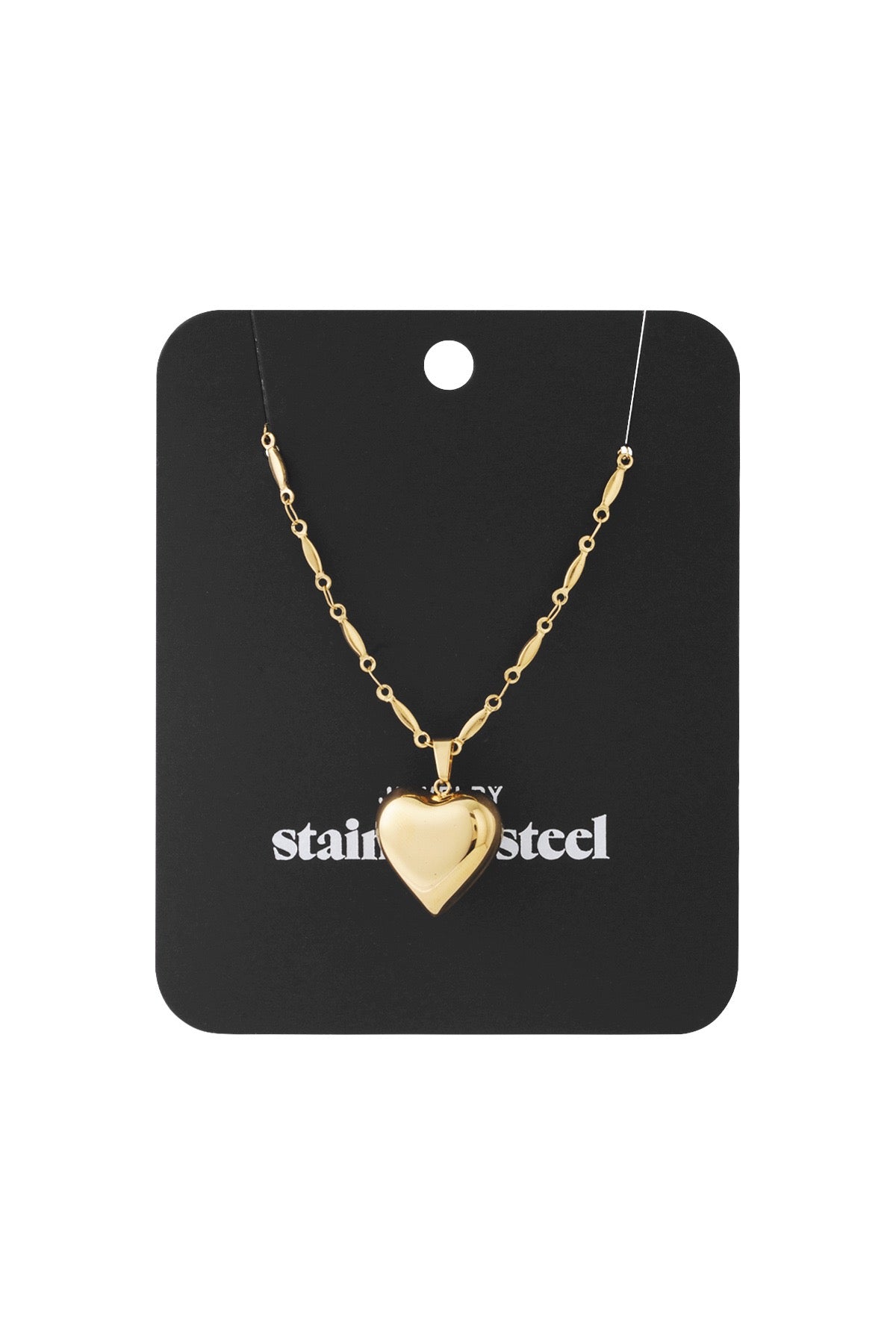 Lange ketting hart
