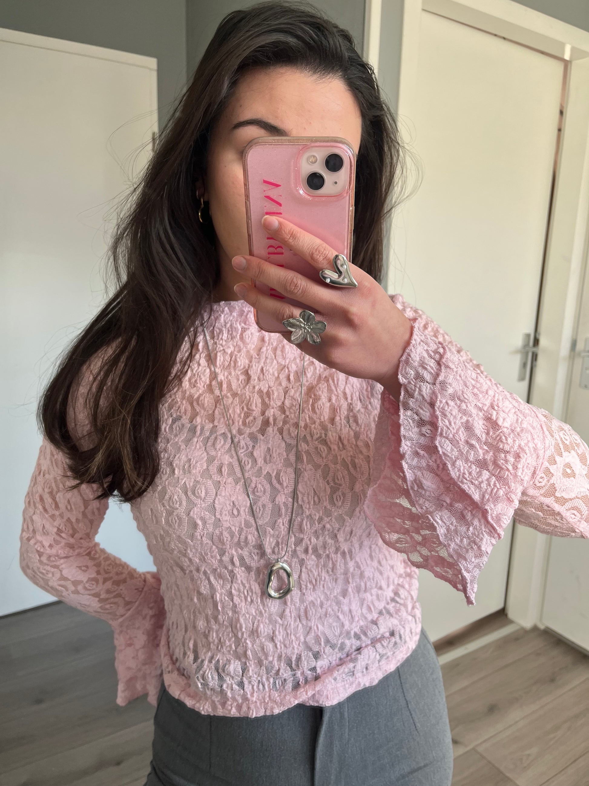 Sole ketting I zilver