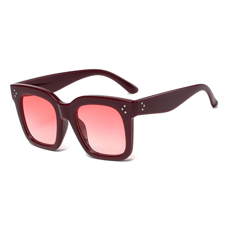 Zonnebril bordeaux rood