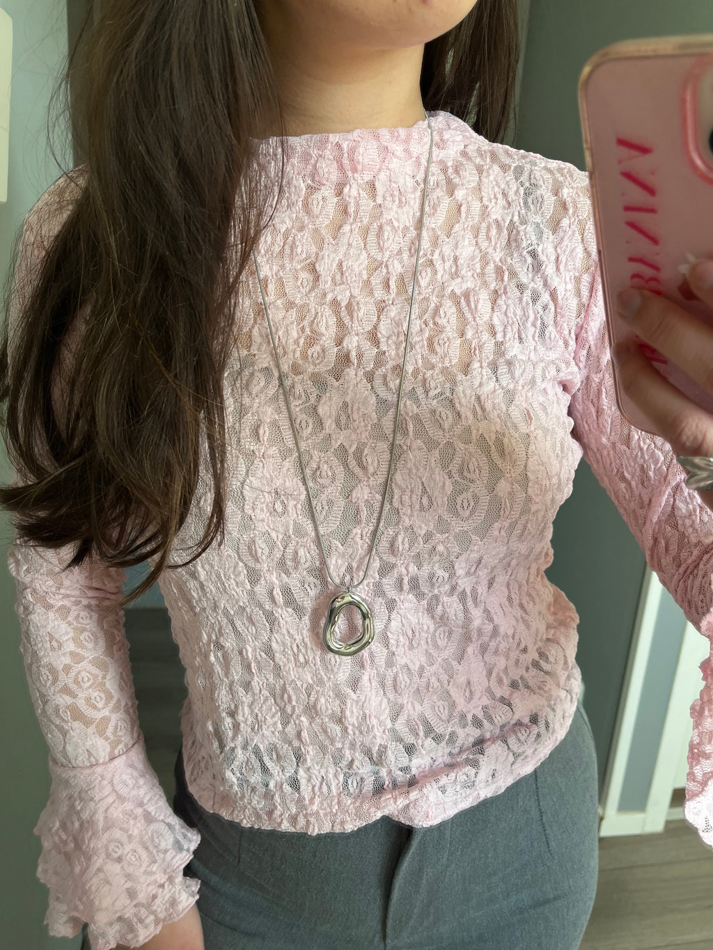 Sole ketting I zilver