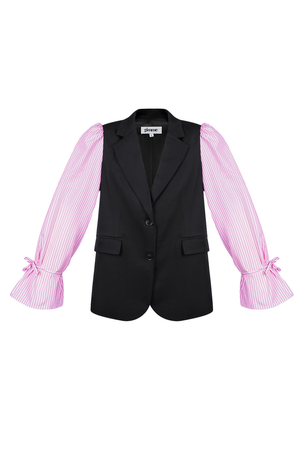 Blazer - Pink striped blazer