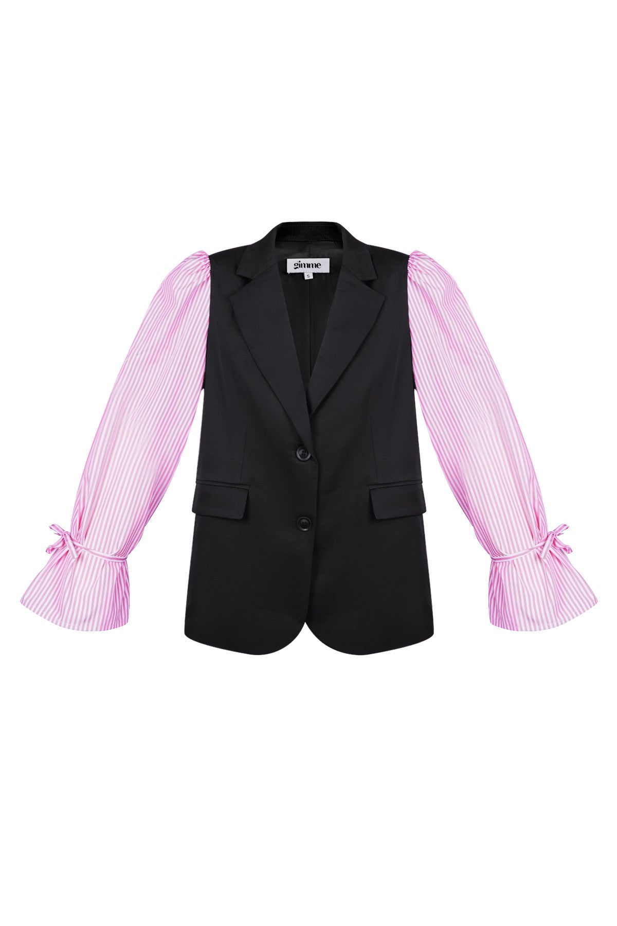 Blazer - Pink striped blazer