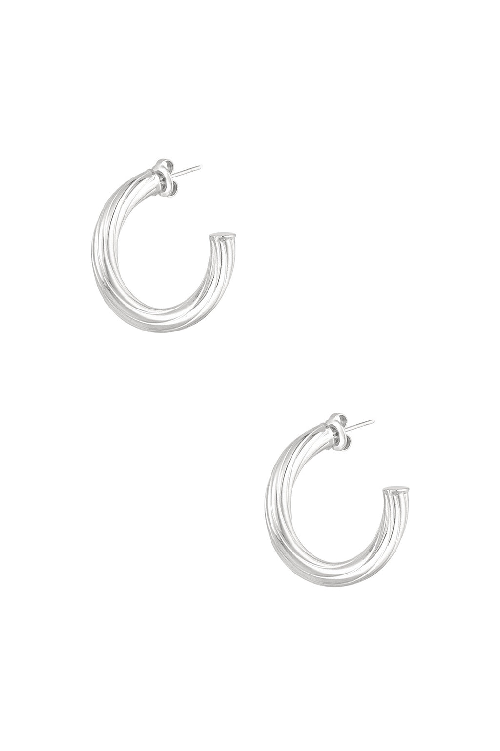 Oorbel - Klein gedraaide hoop