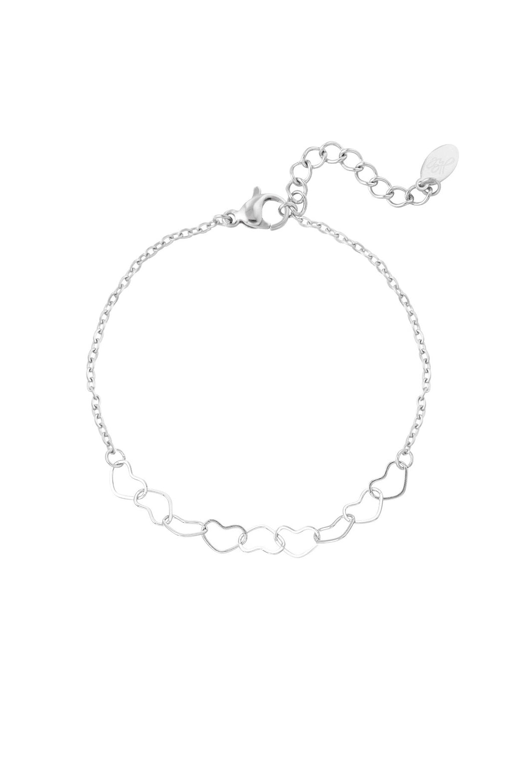 Armband - Linked hearts