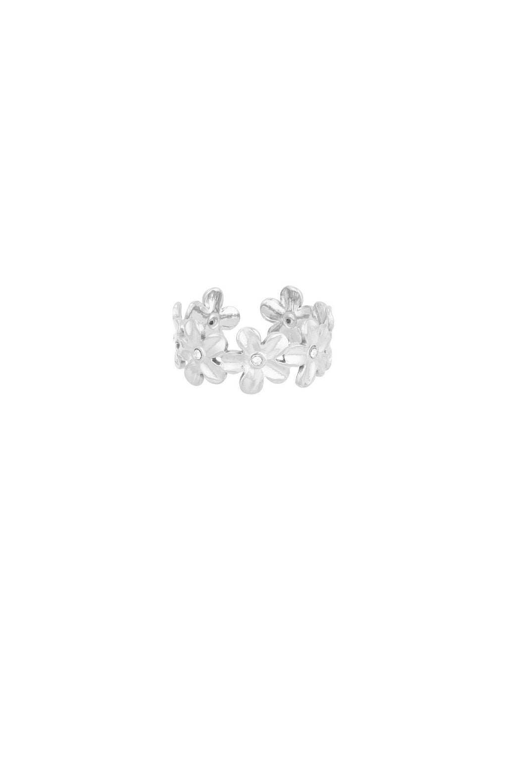 Infinity flower ring