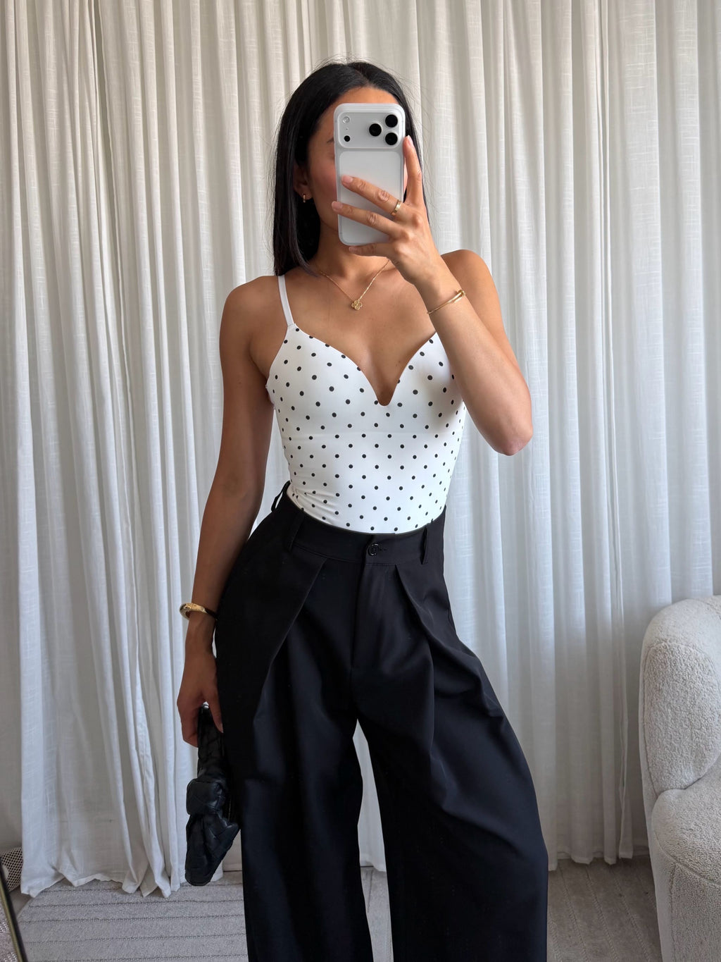 Polkadot body wit