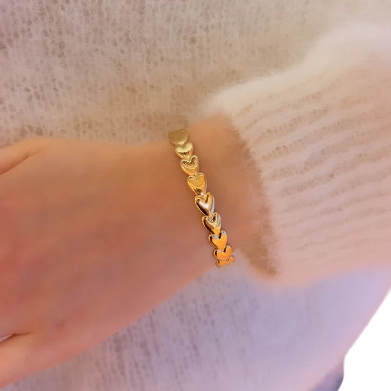 Bangle armband lover I Goud