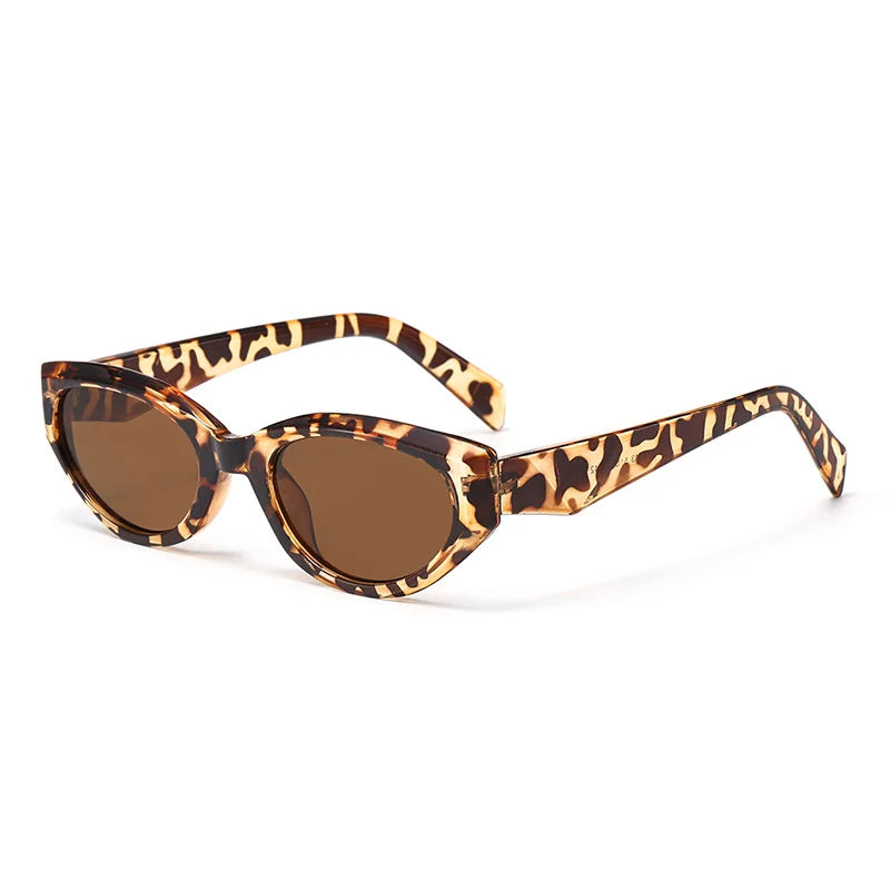 Luipaard cat eye zonnebril