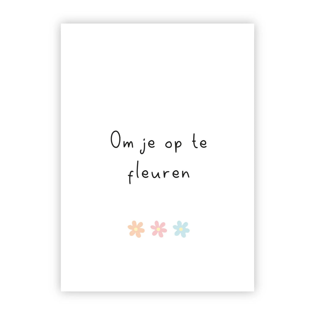 Wenskaart om je op te fleuren